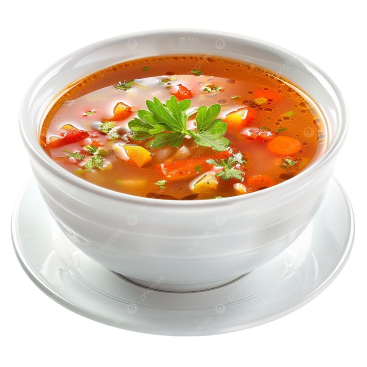 شوربة دجاج بالخضار